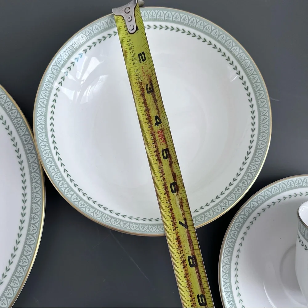 1965 ROYAL DOULTON Berkshire 6 PCs Set Plates Bowl Teacup - Vintage Retired NWOB